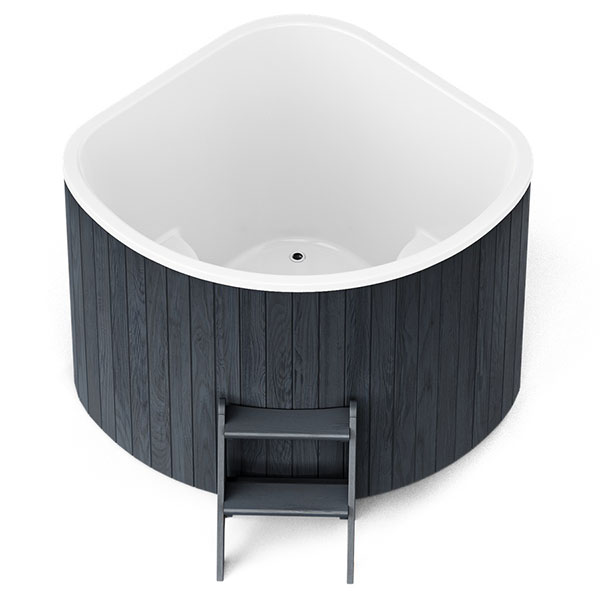 Купель CORNER BIG (термобереза графит) 
