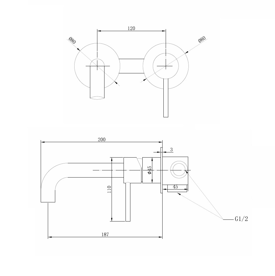 Смеситель Abber Wasser Kreis AF8112NG, для раковины, цвет никель 