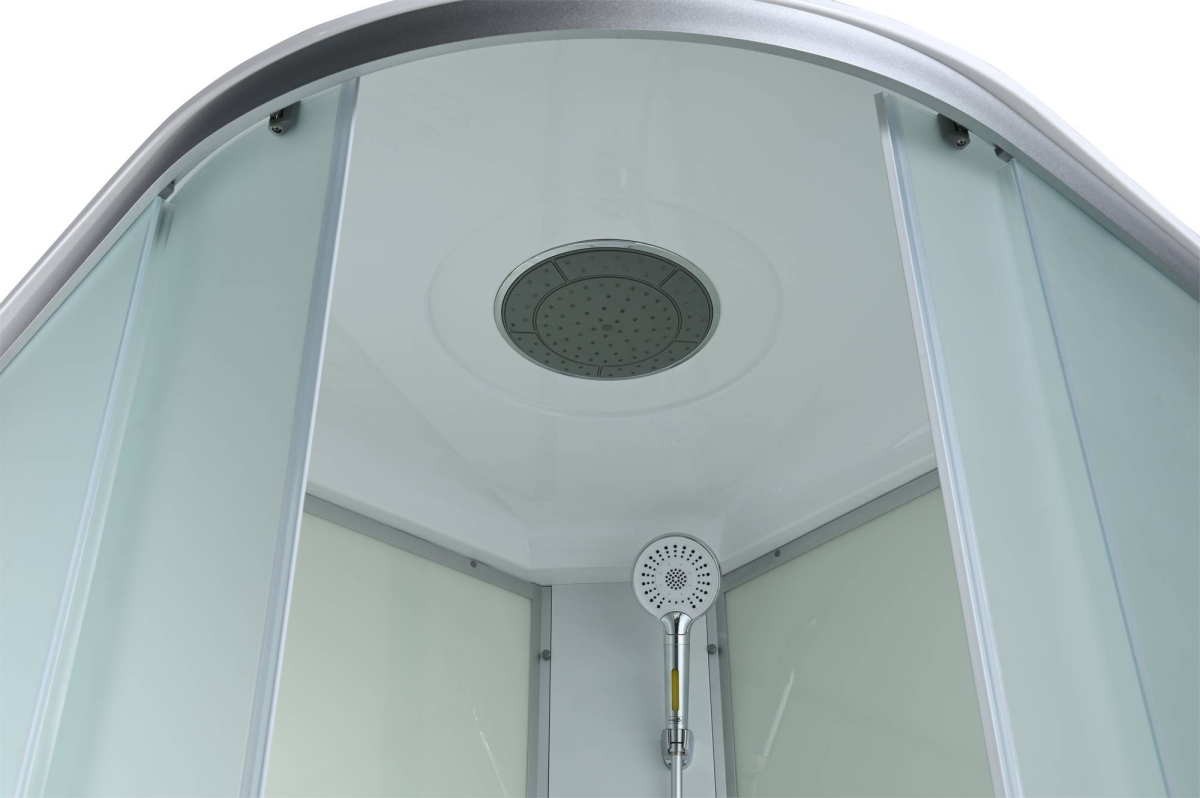Душевая кабина AvaCan C5090 78325, 90 x 90 см, с крышей, поддон высокий, стекло матовое, профиль хром 