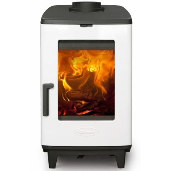 Печь Dovre Brut 200 белая дверца 