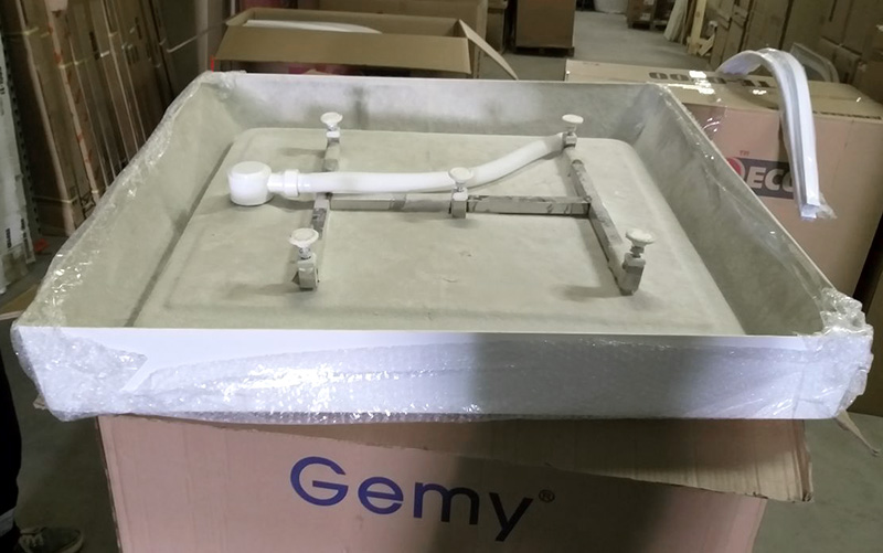Душевой поддон Gemy ST15T 100 x 80 см, прямоугольный, белый 