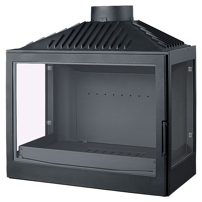 Каминная топка LCI 7 GFLR, два боковых стекла (Liseo Castiron) 