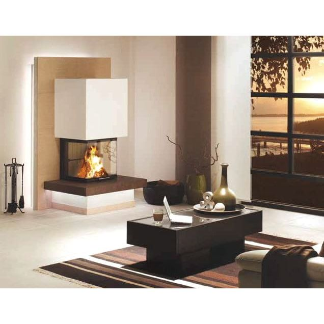 Каминная топка SPARTHERM Arte 3RL-60h чёрный шамот 