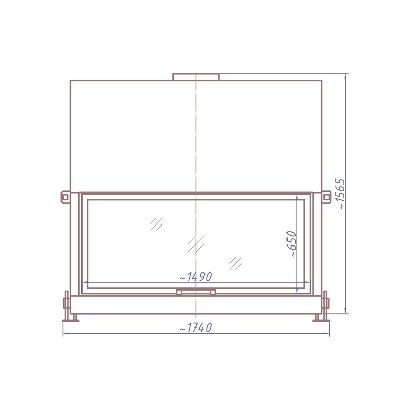 Каминная топка STAV HF 1500G 