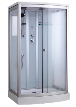Timo Standart T-6615 Silver Fabric душевая кабина (120*90*220) 