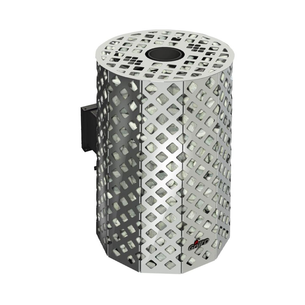 Дровяная печь для бани Grill’D Violet Steel Romb Long 