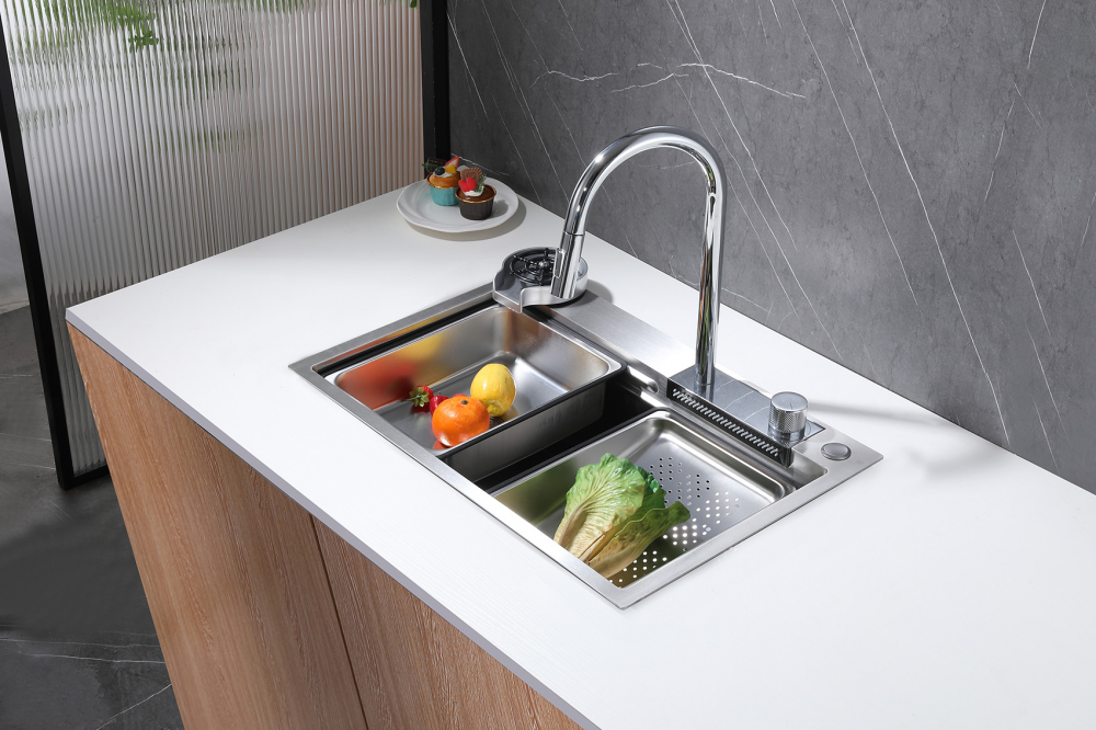 Кухонная мойка Abber Wasser Kreis AF2194, 68 см, цвет хром 