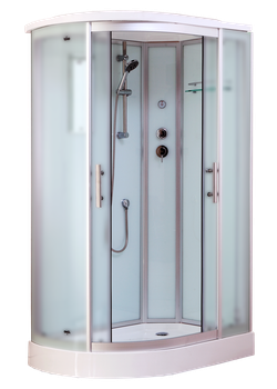 Timo Standart T-6602 Silver Fabric R душевая кабина (120*85*220) 