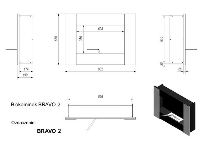 Биокамин BRAVO 2 
