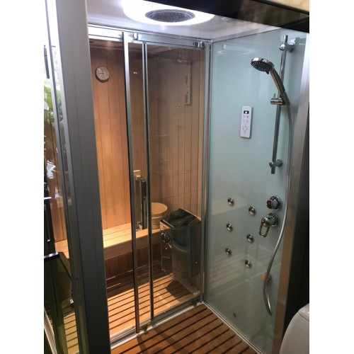 Душевая кабина Frank F918 с сауной, 180 х 130 см 
