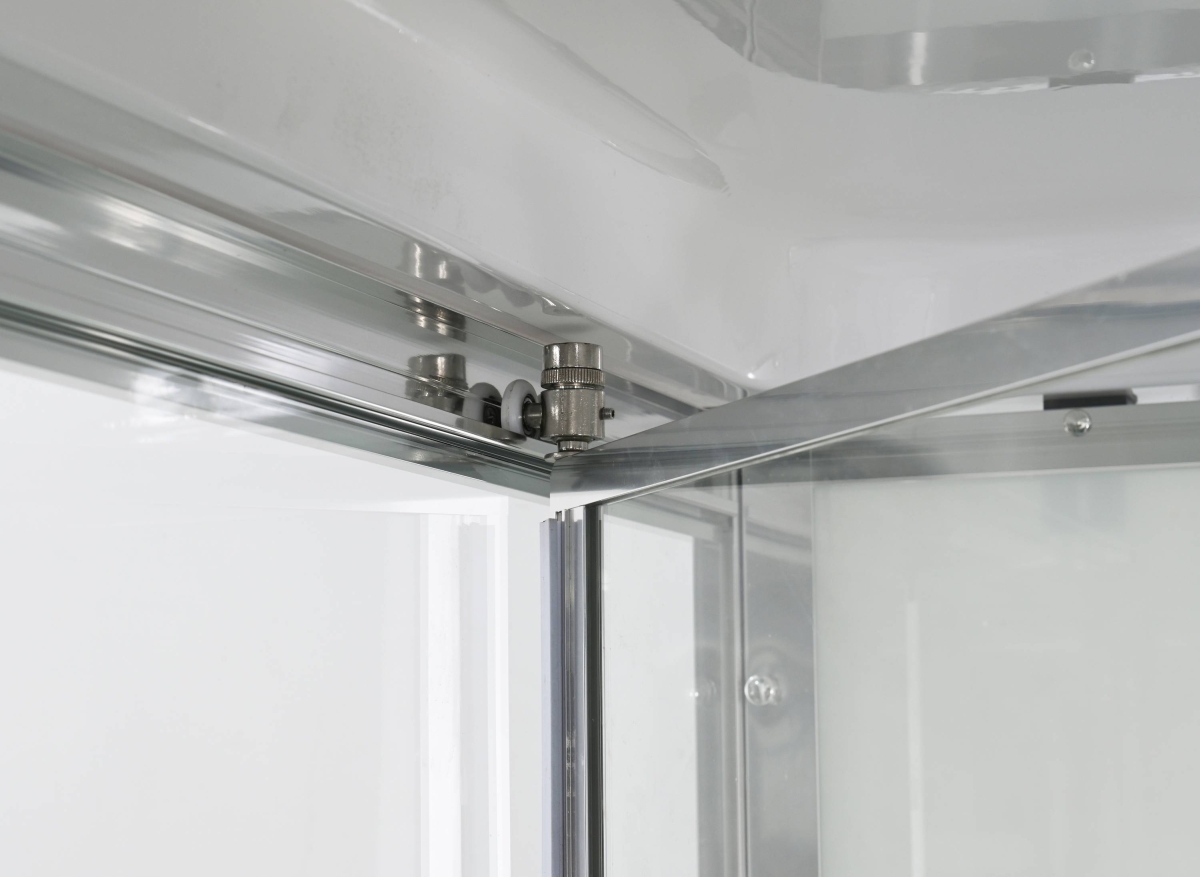 Душевой бокс AvaCan V5015 78255, 150 x 85 см, с крышей, поддон высокий, стекло прозрачное, профиль хром 