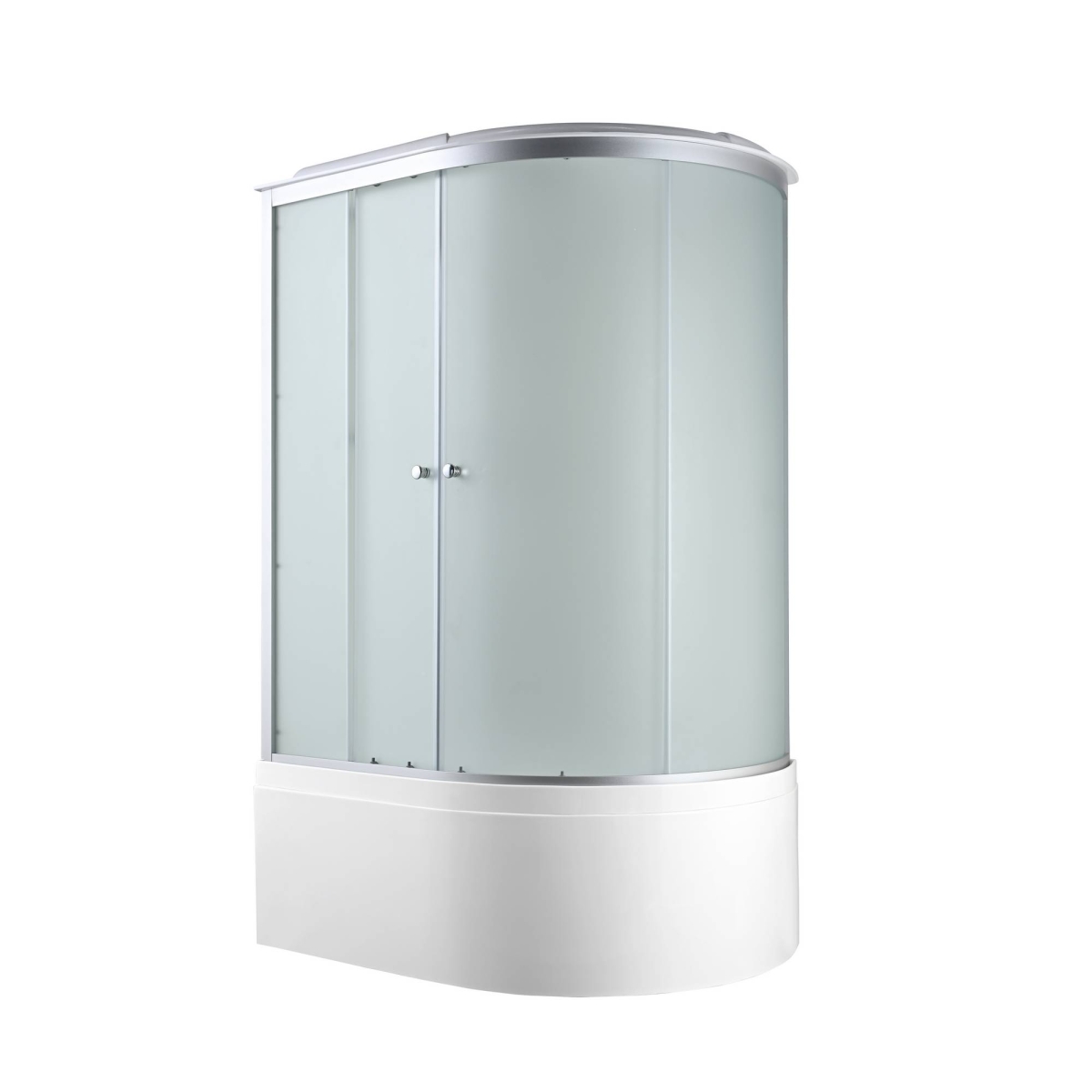 Душевая кабина AvaCan C5012LN/C5012RN 78335/78332, 120 x 80 см, без крыши, поддон высокий, левая/правая, стекло матовое, профиль хром 