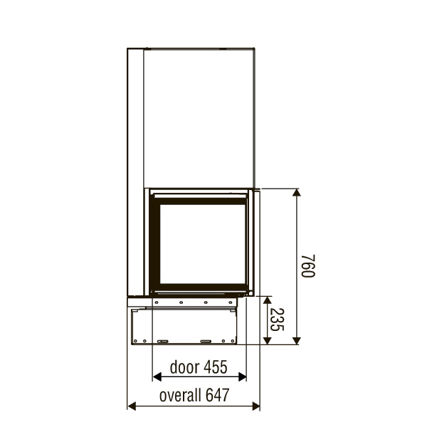 Каминная топка XP0120 LG FT (Axis) 