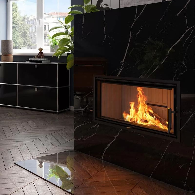 Каминная топка SPARTHERM Varia AS чёрный шамот 
