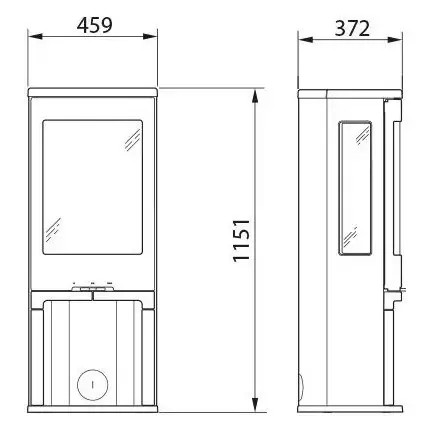 Печь камин Contura 750A 