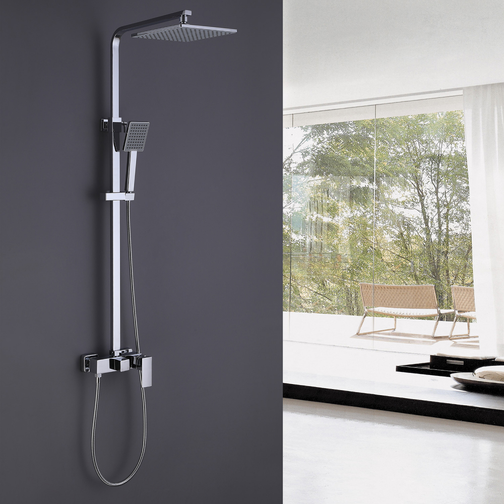 Душевая система Abber Daheim AF8220L, хром 