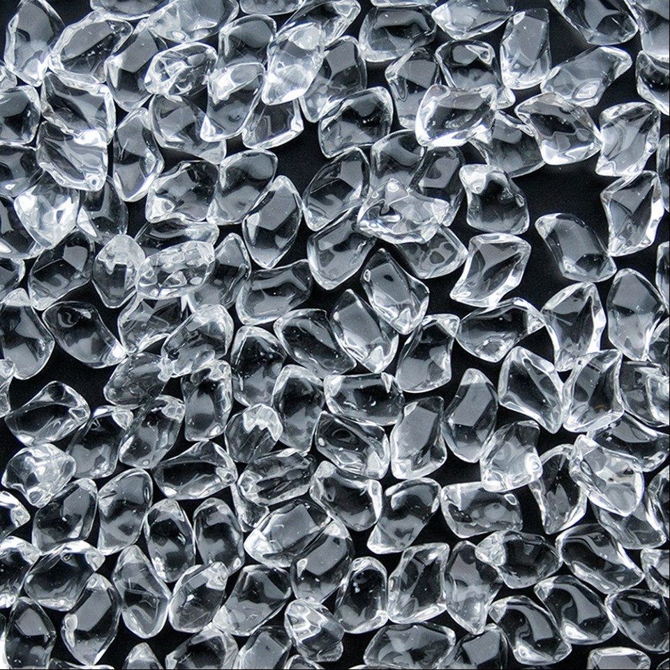 Декоративные элементы Fire Glass  КРИСТАЛЛ ПРОЗРАЧНЫЙ (1кг) 