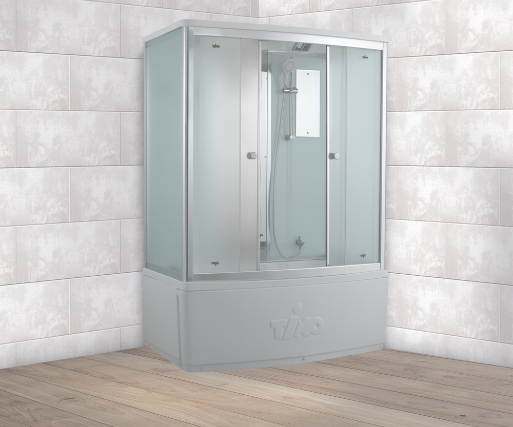 Душевой бокс Timo Comfort T-8840F Fabric Glass, стекло матовое, 140 x 88 см 