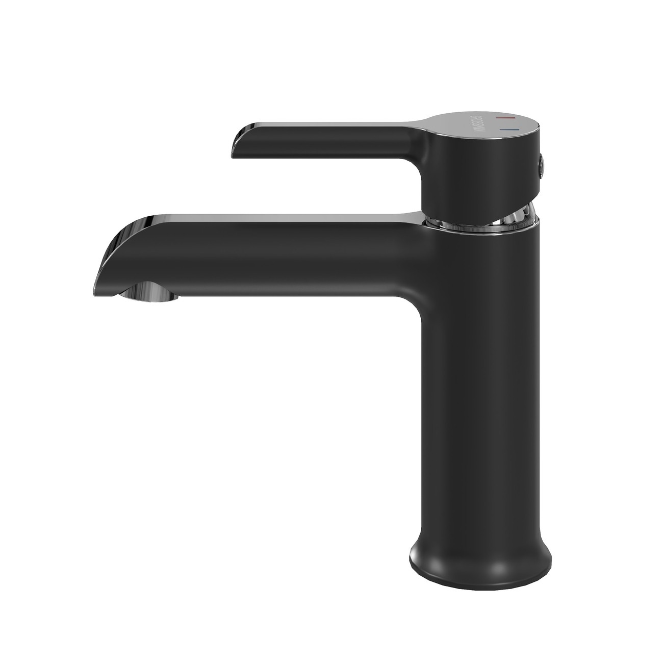 Смеситель для раковины Grossman Alba 510.K35.06.100/210 хром с черным,1 место 