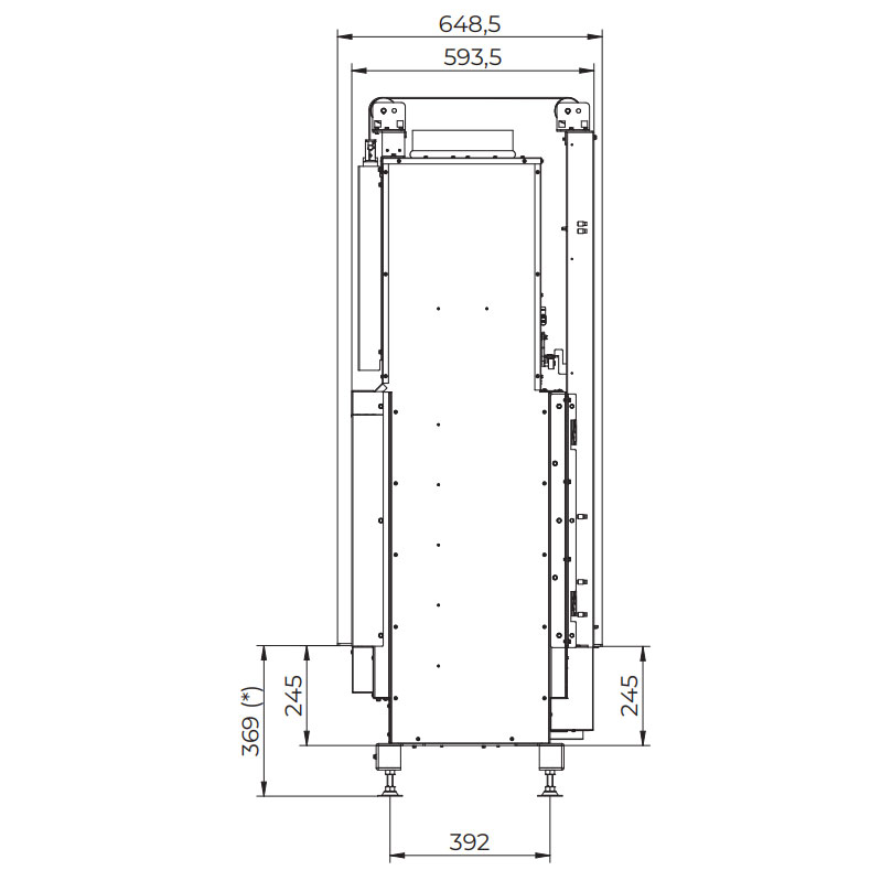 Каминная топка ECOMONOBLOCCO WT 16:9B N13 (Palazzetti) 
