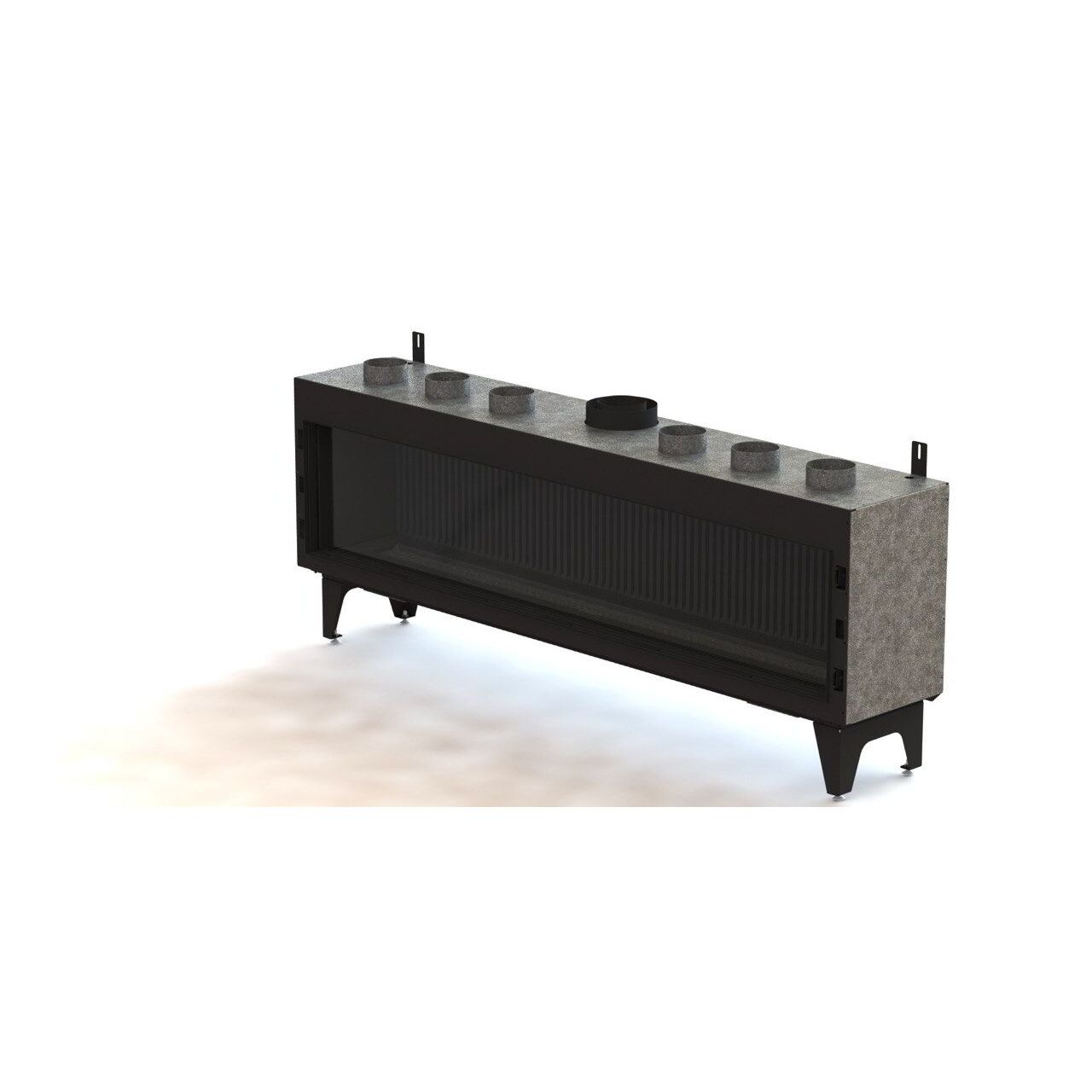 Газовый камин Milafire MF 2000 фронтальный 