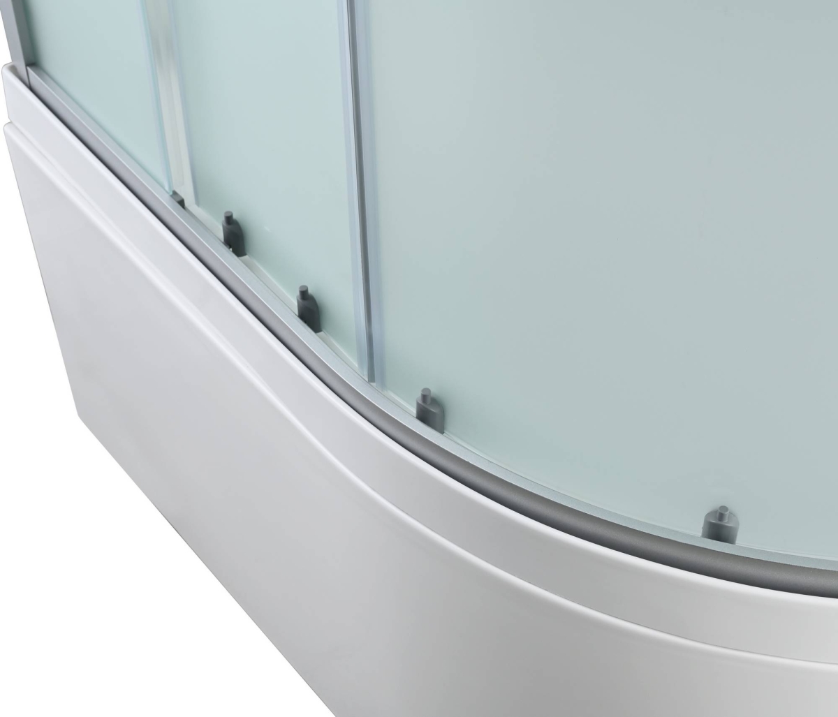 Душевая кабина AvaCan C5012LLED/C5012RLED 78336/78333, 120 x 80 см, LED подсветка, с крышей, поддон высокий, левая/правая, стекло матовое, профиль хром 