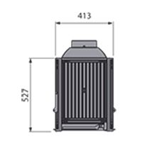 Каминная топка LCI 5 GDF, двусторонняя (Liseo Castiron) 