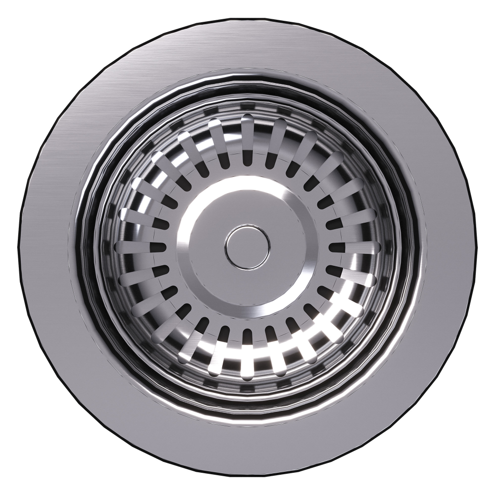 Кухонная мойка Abber Quarz AQ2901B, 46 см, кварцевый композит, черный матовый 
