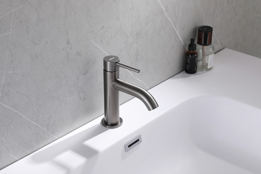 Смеситель Abber Wasser Kreis AF8110NG, для раковины, цвет никель 