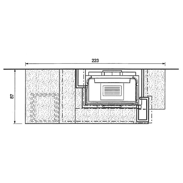 Облицовка SIRIO sx (Palazzetti) 