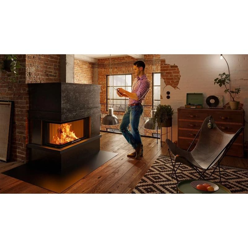 Каминная топка SPARTHERM Varia 2L-80h чёрный шамот 