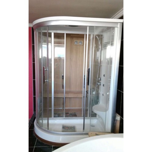 Душевая кабина Frank F901 с сауной 170 х 110 см 