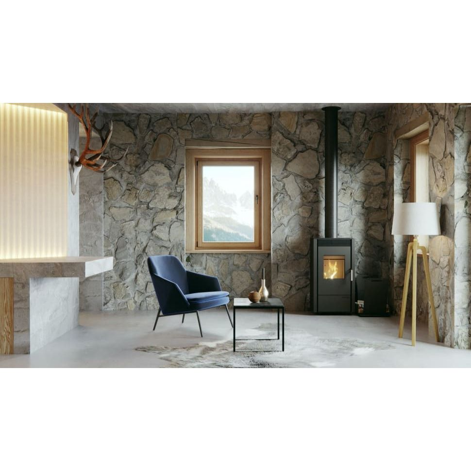 Печь камин DEFRO HOME VIVA 6кВт золотая сталь 