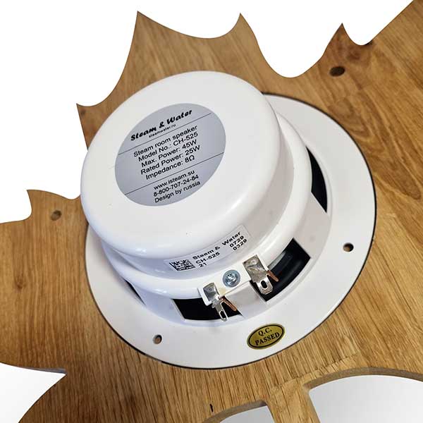 Динамик для сауны Steam & Water Клен SW 525 white 