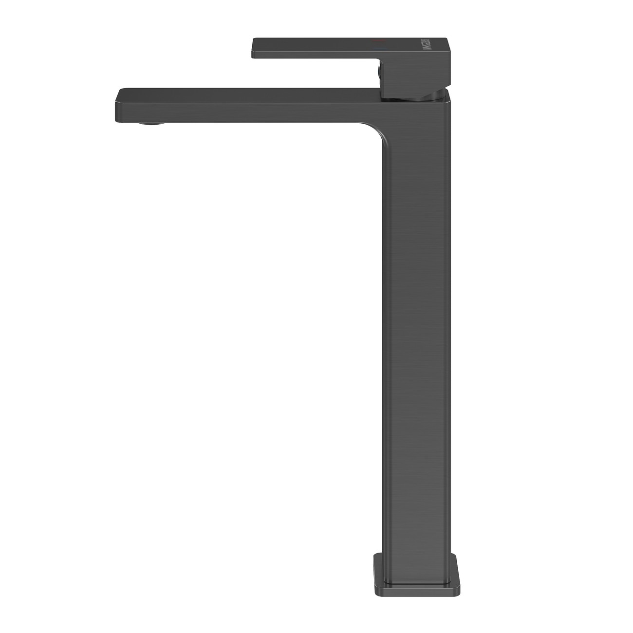Смеситель для раковины высокий Grossman Style 520.K35.05.420 графит сатиновый,1 место 