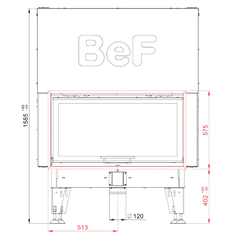 Каминная топка BeF Therm V 10 