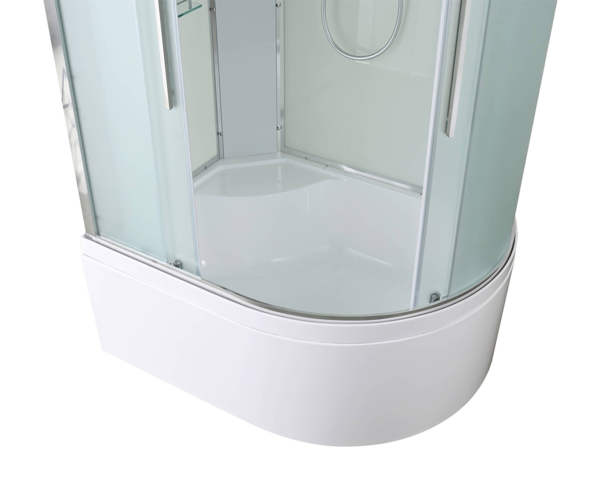 Душевая кабина AvaCan EM5811LN/EM5811RN 78185/78179, 110 x 80 см, без крыши, поддон высокий, левая/правая, стекло матовое, профиль хром 