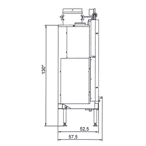 Каминная топка Palazzetti Ecomonoblocco S25:9 FRONTAL 