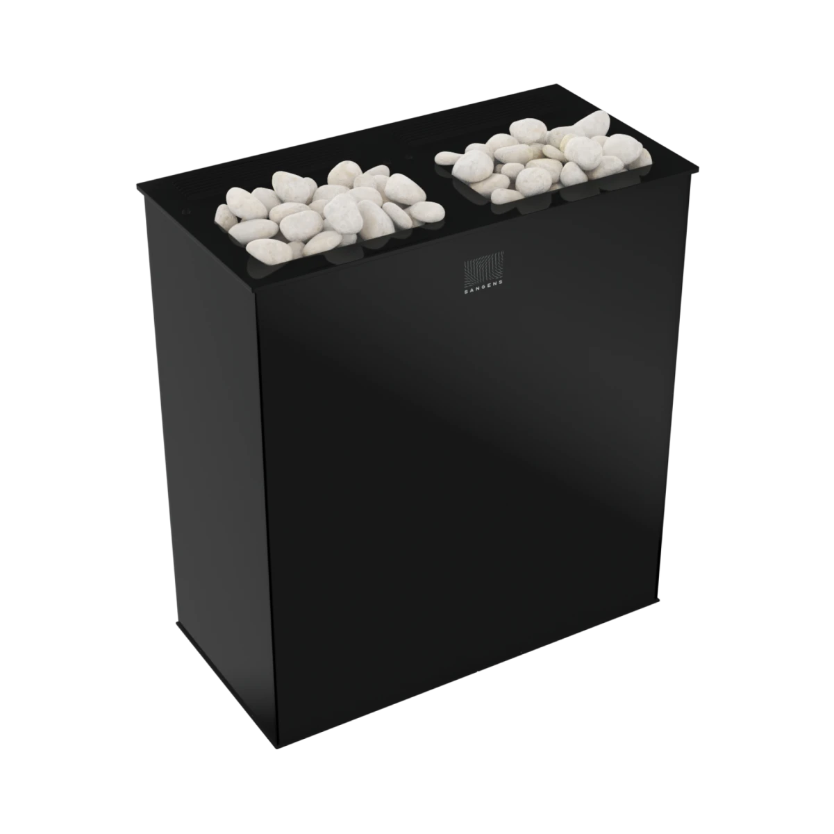 Электрическая печь для бани и сауны Sangens W40G Glass Black (Сангенс В40С Стекло черное) 