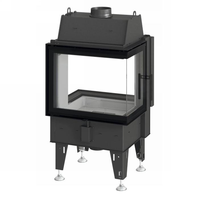 Дровяная топка BeF Twin 7 CP-CP/CL-CL с черной рамкой 