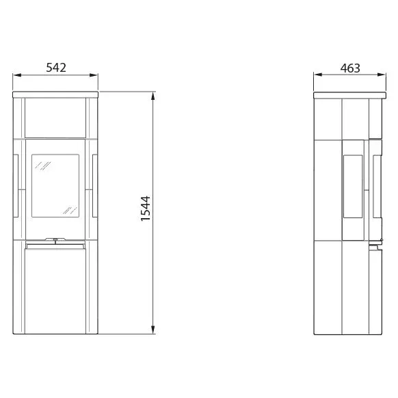 Печь камин Contura 596T 
