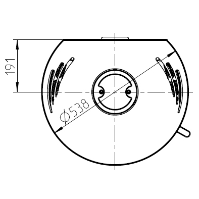 Печь ANDORRA EXTRA CERAMIC, чёрный (Thorma) 
