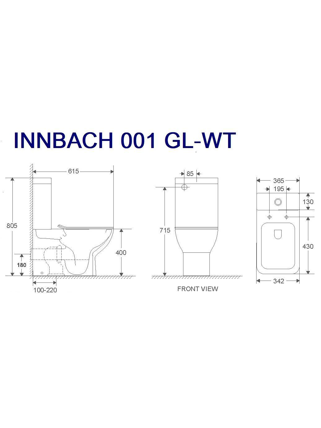 WW INNBACH 001 GL-WT Унитаз компакт 
