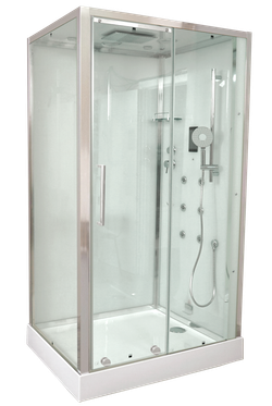 Душевая кабина Timo Premium Puro H-510L/H-510R, 90 x 120 см, левая/правая, стекло прозрачное, профиль хром 