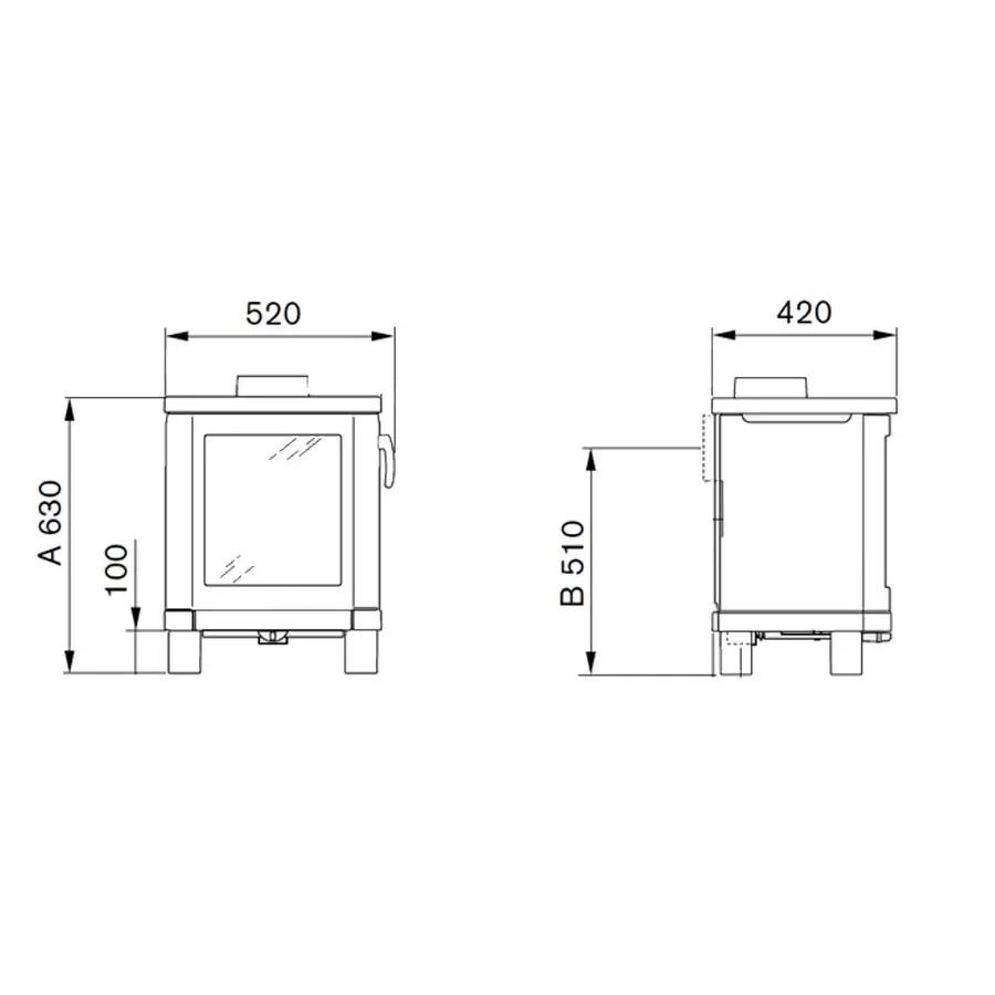 Печь камин Contura 51L 