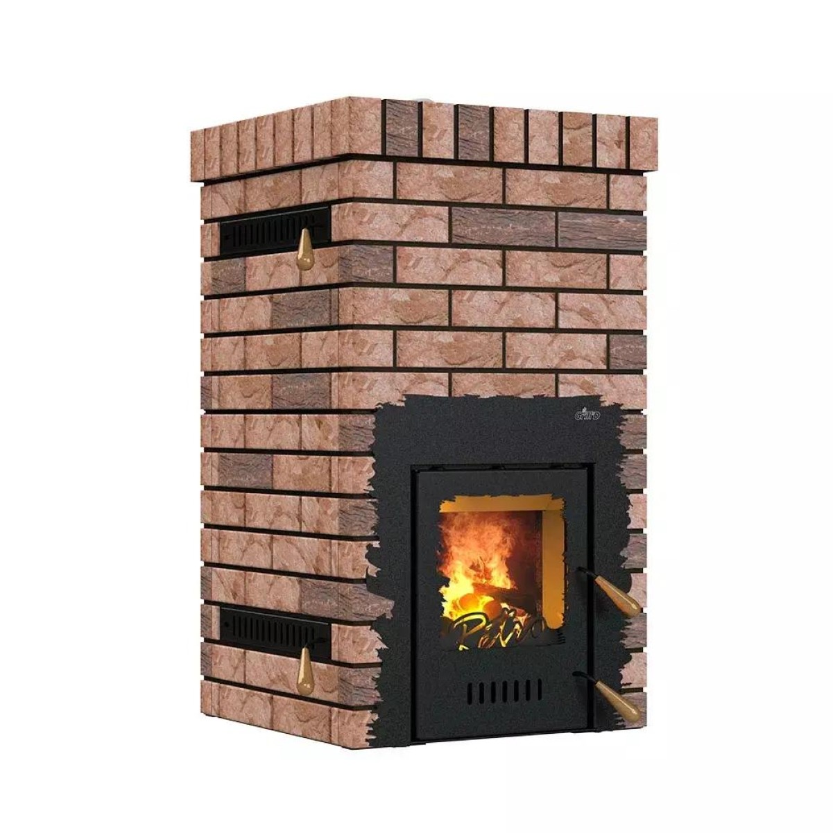 Дровяная печь для бани Grill’D Retro 500 Short Max Pro 