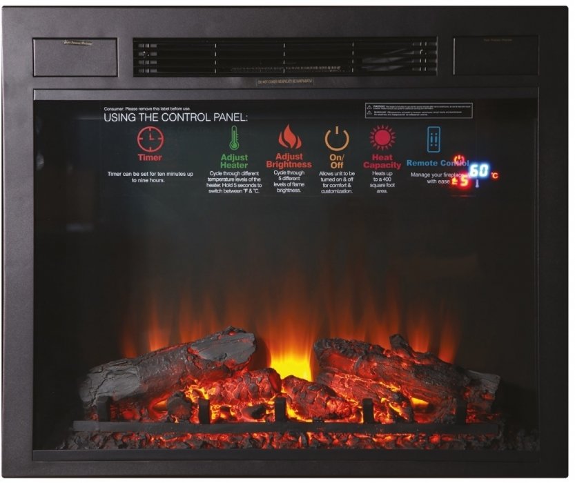 Очаг для электрокамина Inter Flame Sirius 30 LED FX Black 