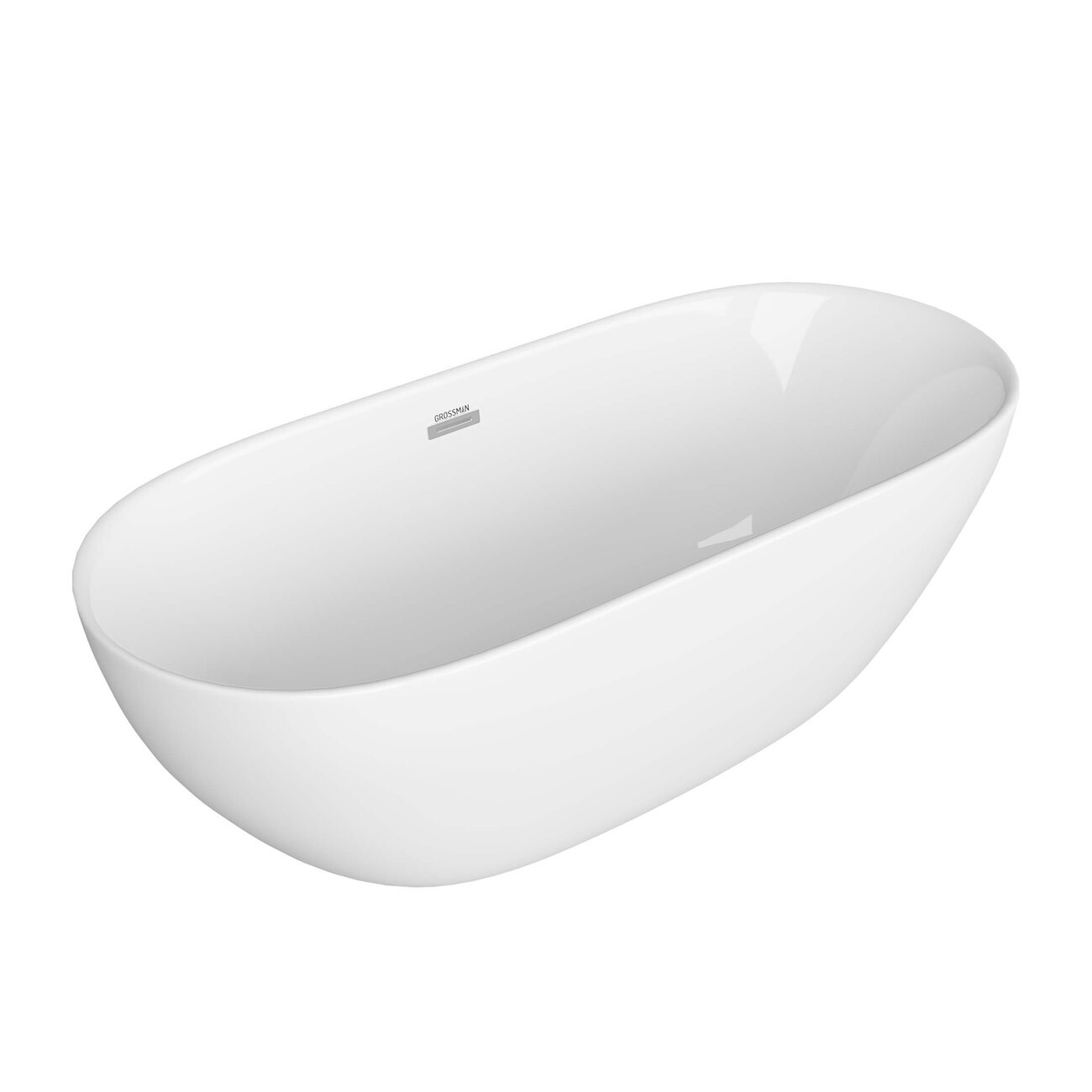 Ванна отдельностоящая Grossman Classic GR-12500 (150х75x58) белый,1 место 