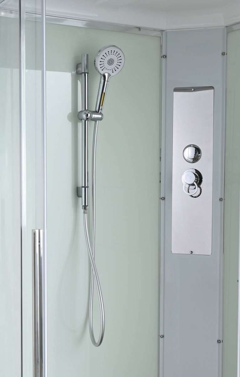 Душевая кабина Avacan K2090 78274, 90 х 90 см, с крышей, поддон низкий, стекло прозрачное, профиль хром 