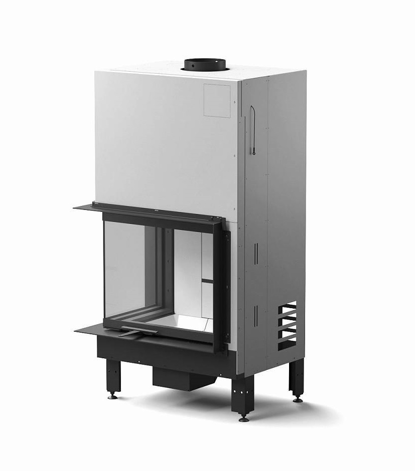 Каминная топка MCZ Plasma 75 dx угловое стекло левое 